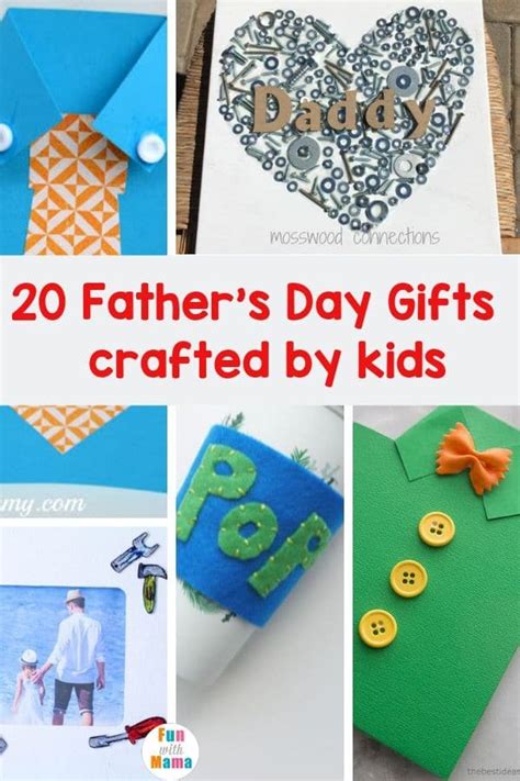 Homemade Father's Day Gifts from Kids - Fun with Mama