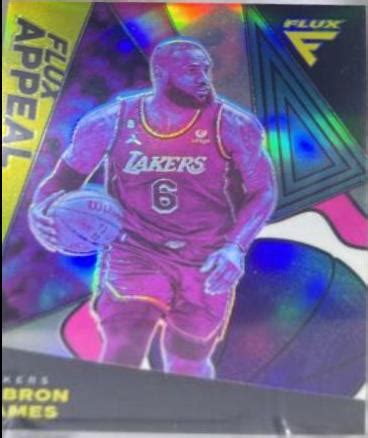 Lebron James Silver Prices Panini Flux Appeal Basketball