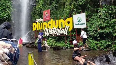 Keindahan Air Terjun Dlundung Trawas Mojokerto Youtube