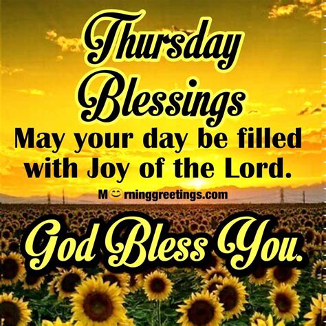 Thursday Morning Blessings – Positive Blessed Thursday Images