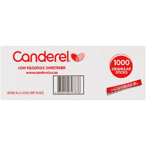 Canderel Low Kilojoule Sweetener 1000 Sticks Hasmart