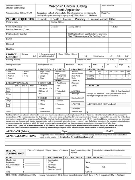 Building Permit Template Fill Out Sign Online DocHub