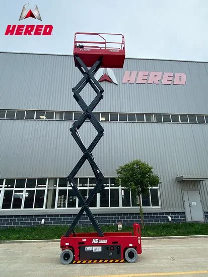 Hered 6m 8m 10m 12m 14m Aerial Work Platform Self Propelled Electric