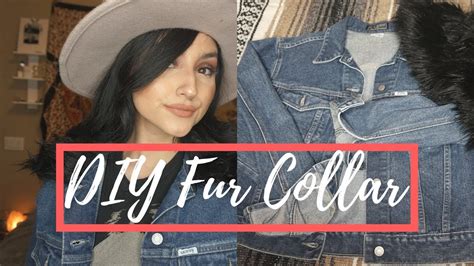 Diy Faux Fur Collar Youtube