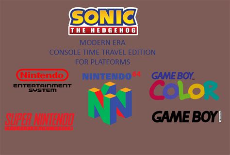 Sonic the Hedgehog Modern Era Console Time Travel by Abbysek on DeviantArt