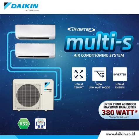 Jual Harga Ac Split Daikin Multi S 2 Indoor 1 Outdoor Cv