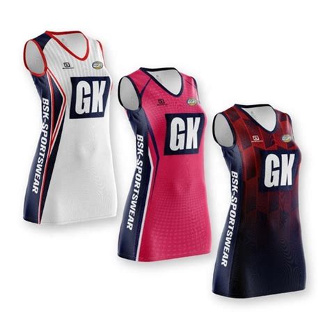 Buy Fully Sublimation Netball Uniform Top Bibs Sublimated Custom