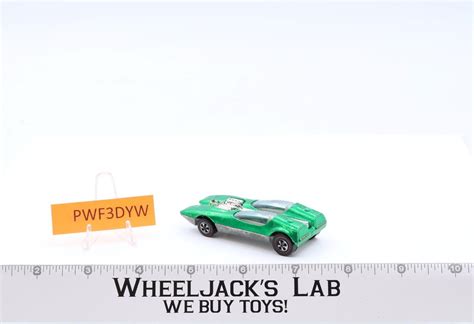 Splittin Image Green Spectraflame 1969 Hot Wheels Mattel Vintage Redline RL Wheeljack S Lab