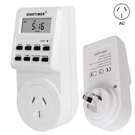 Timers 110220v Ac Programmable Weekly Electrical Power Socket Timer
