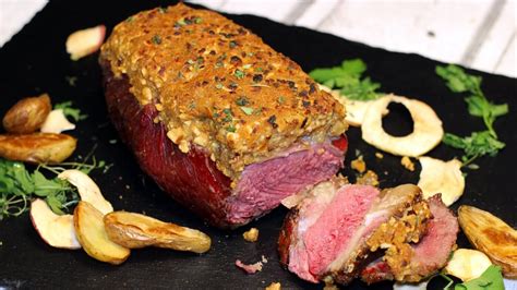 Dry Aged Roastbeef Mit Apfel Senf Kruste Livingbbq De