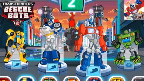 Transformers Rescue Bots Disaster Dash Hero Run All Bots Unlocked