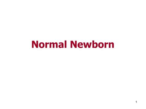 Ppt Normal Newborn Care Powerpoint Presentation Free Download Id