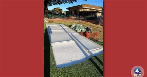 Sections Of Turf Stolen From Brand New Playground At Waianae Elementary
