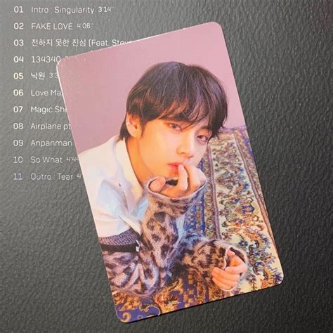 Bts Love Yourself Ly Tear O Album With Taehyung V Photocard Pc Hobbies