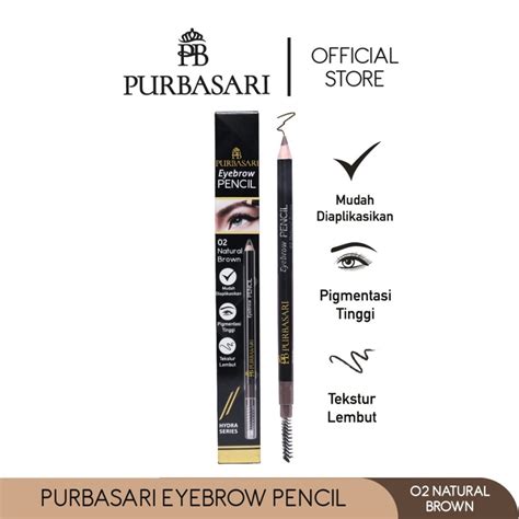 Purbasari Eyebrow Pencil Hydra Series Pensil Alis Pigmentasi Tinggi