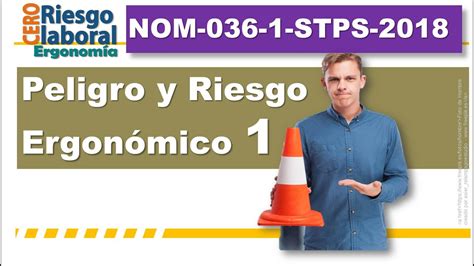 NOM 036 1 STPS 2018 Peligro y Riesgo Ergonómico Ergonomic hazard