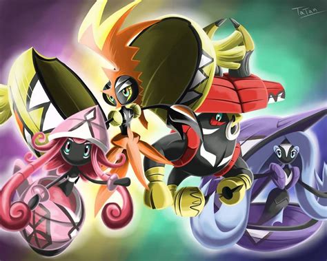 Tapu Bulu Tapu Fini Tapu Koko Tapu Lele by tatanRG on DeviantArt ...