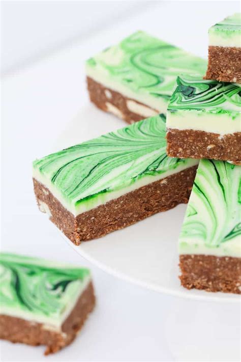 Our Famous No Bake Peppermint Slice Is Now Even Better A Super Easy Sweet Slice That Only Takes