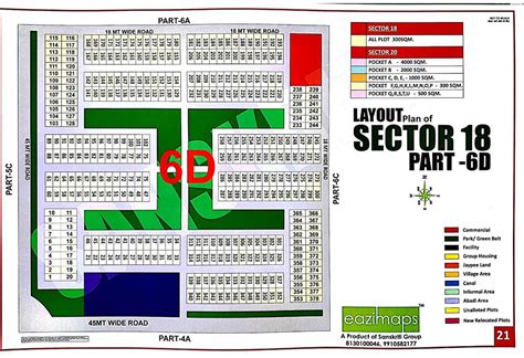 Layout Plan Of Sector 18 6d Yamuna Expressway Authority Ecotech