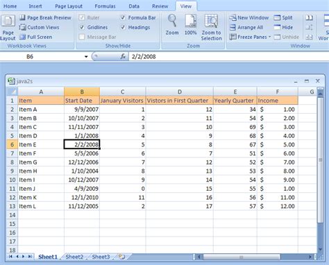 Excel Split Worksheet Into Panes