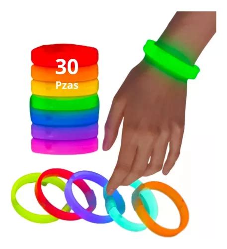 Brazalete Luminoso Ne N Barita Pulsera Batucada Fiesta Mercadolibre