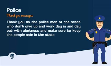 48 Meilleurs Messages De Remerciement Pour La Police Affde Marketing