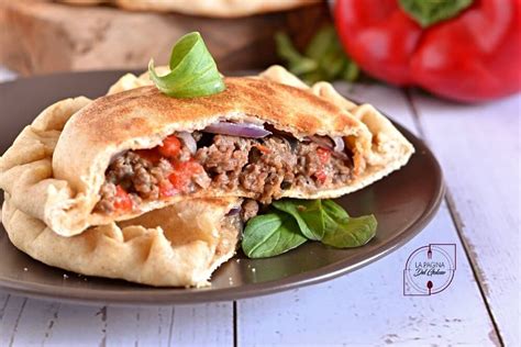 Pane Arabo In Padella Farcito Panini Con Carne Macinata E Verdure