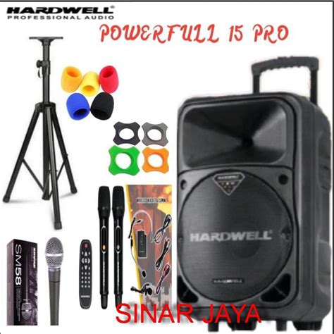 Jual Speaker Meeting Aktif Portable HARDWELL POWERFULL 15 Inch PRO