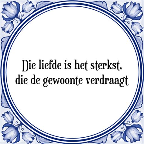 Liefde Sterkst [tegel And Spreuk] Hét 1 Kado