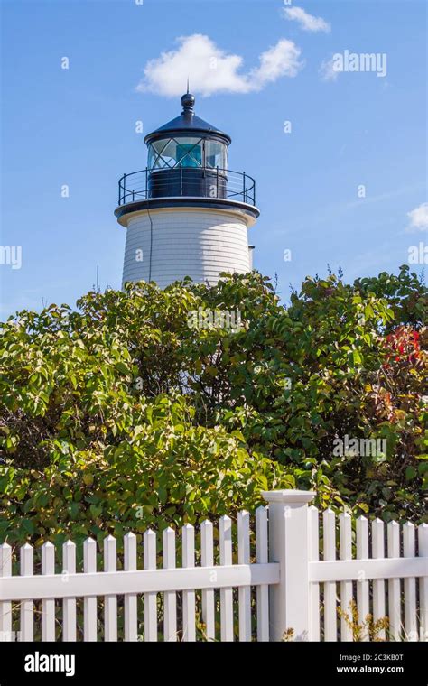 Plum Island Lighthouse On Plum Island Near Newburyport Massachusetts