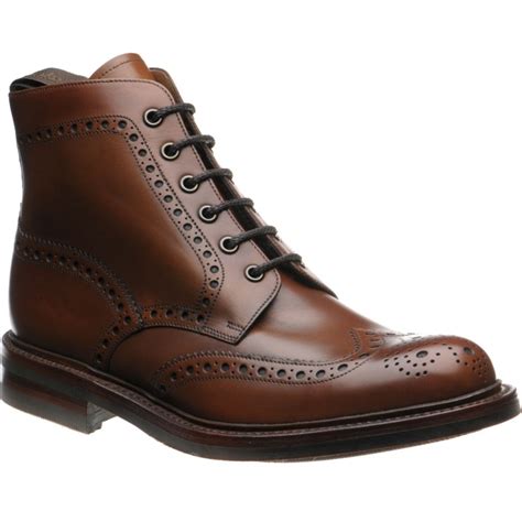 Loake Sedbergh Dark Brown Grain The Ilkley Shoe Company