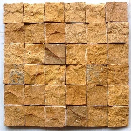 Jaisalmer Yellow Sandstone Wall Cladding Mosaic Tile At Rs Square