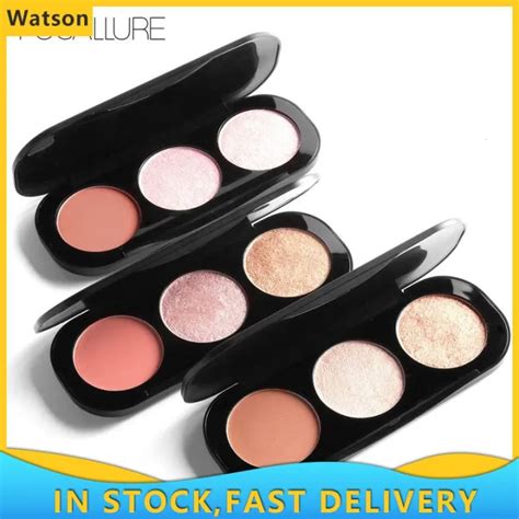 Watson Focallure Bedak Perona Pipi Wajah Warna Pilihan Highlighter