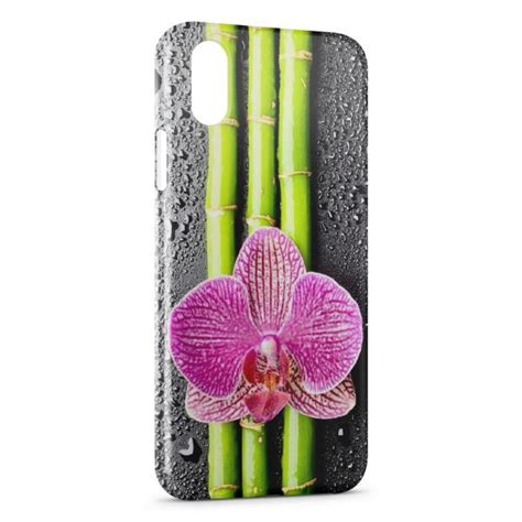 Coque IPhone XR Fleurs Bambou Pixypia