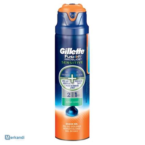 Gillette Fusion ProGlide Sensitive Gel 170 Ml 2 In 1 Verpackung