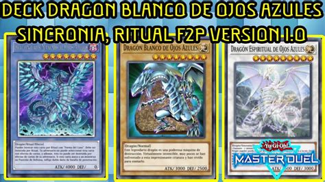 Deck Dragon Blanco De Ojos Azules F P Yugioh Master Duel Versi N