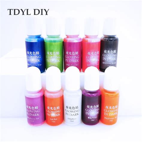 Glowing In Dark High Concentration Epoxy Uv Resin Luminous Liquid