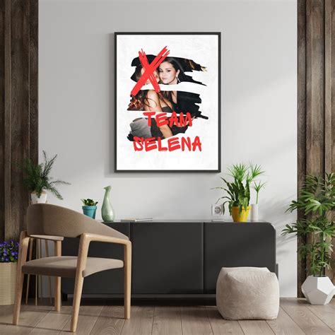 Printable Selena Gomez Poster, Team Selena Printable Art, Selena Gomez ...