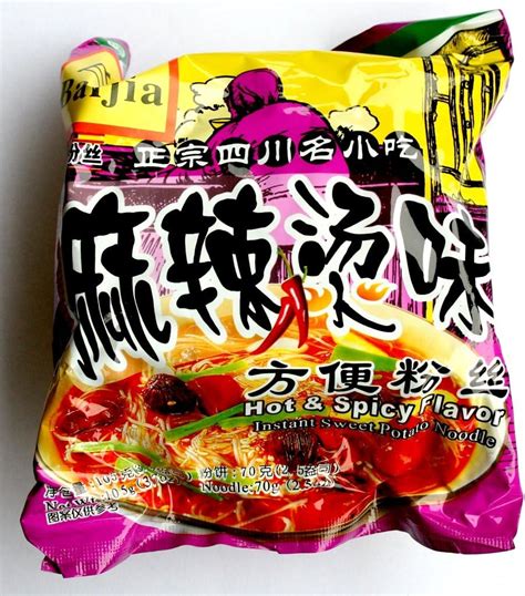 Baijia Instant Sweet Potato Vermicelli Hot Soup Flavour 105g Amazon Co Uk Grocery
