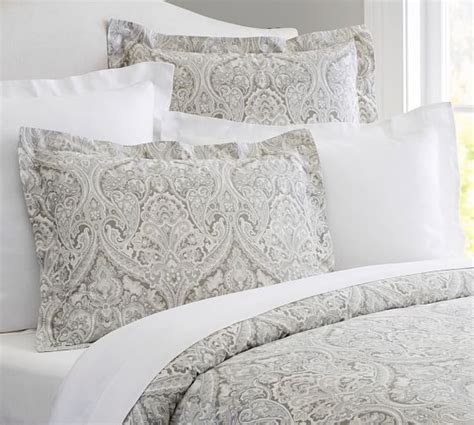 Mackenna Paisley Percale Duvet Cover In 2021 Pottery Barn Duvet Cover