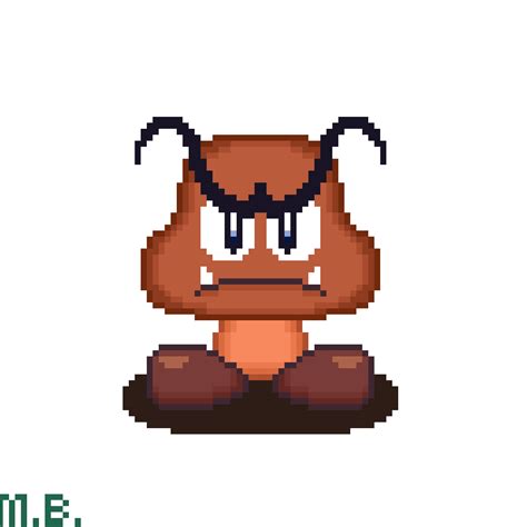 A Goomba (Pixel Animation) by TheTophatTurtles on DeviantArt