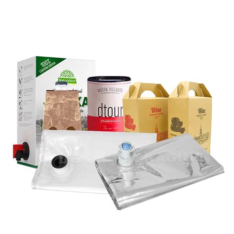 Laminated Aluminum Bib Bag In Box Aseptic Bag In Box Fruit Juice Bib