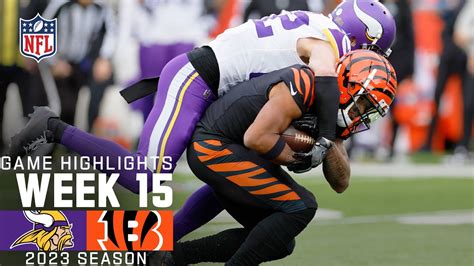 Minnesota Vikings Vs Cincinnati Bengals Game Highlights NFL 2023