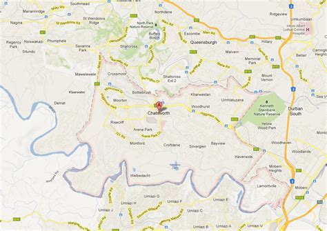 Chatsworth Map South Africa