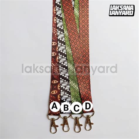 Jual Tali Id Card Lanyard Motif Batik Shopee Indonesia