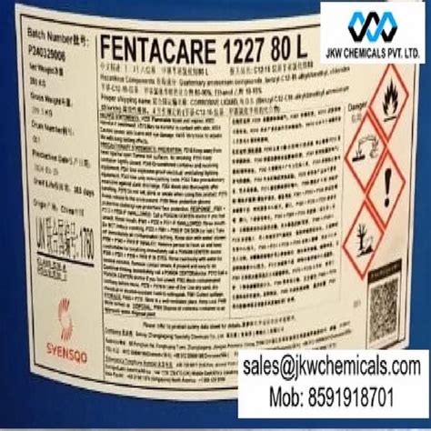 Benzalkonium Chloride BKC 80 Fentacare 1227 80 L At Best Price In Mumbai