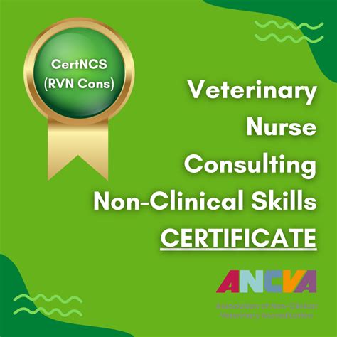 Veterinary Nurse Consulting Certificate Certncsrvn Cons Colourful Cpd