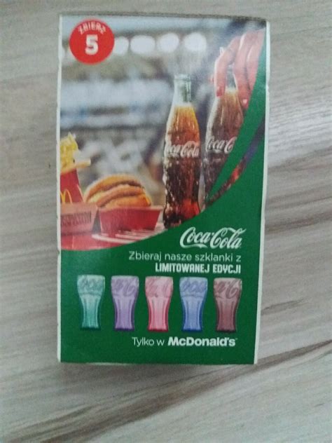 Szklanka Coca Cola Limitowana Edycja Mc Donalds Rycz W Kup Teraz Na