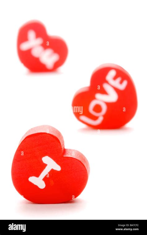 Heart shaped objects Stock Photo - Alamy