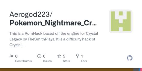 Releases · Aerogod223pokemonnightmarecrystal · Github